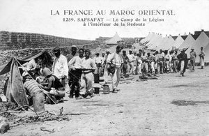 Fremdenlegion in Safsafat, Ostmarokko, 20. Jahrhundert