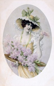 Französische Postkarte, um 1900