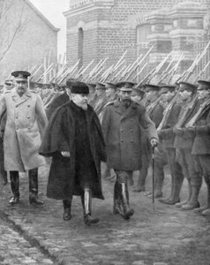 Französischer Präsident Raymond Poincaré und König Georg V., Dezember 1914 von Unbekannt