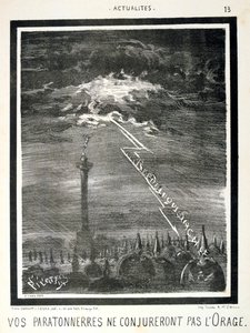 Französische anti-preußische Karikatur, 1871 von Unbekannt