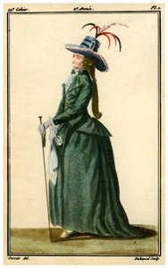 Französische Mode aus dem 18. Jahrhundert, 1786-1789