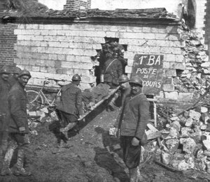 Französisches Feldlazarett in der Nähe von Moreuil, Picardie, Frankreich, 1918