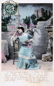Französische Postkarte, ca. 1900 von Unbekannt