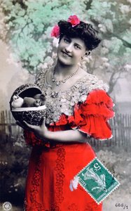 Französische Postkarte, um 1900