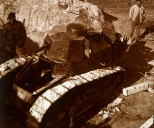 Französischer Panzer, ca. 1914-1918