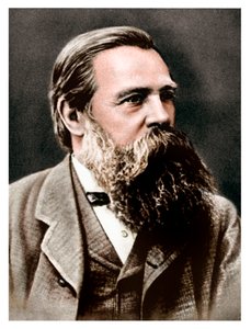 Friedrich Engels, deutscher Sozialist und Mitarbeiter und Unterstützer von Karl Marx, 1879 von Unbekannt