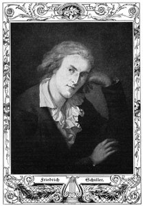 Friedrich Schiller, deutscher Dichter, Philosoph, Historiker und Dramatiker, 1900 von Unbekannt