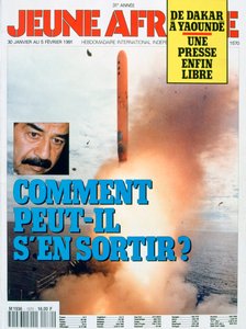 Titelseite von Jeune Afrique, 1991