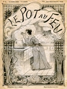 Titelseite von Le Pot au Feu, 15. Juli 1896