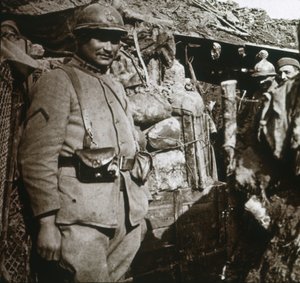 Frontlinie bei Berry-au-Bac, Nordfrankreich, ca. 1914-1918