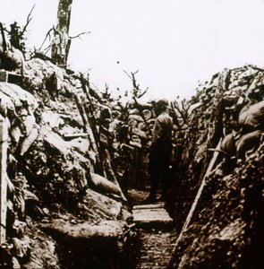 Frontlinie bei Bonneuil, Frankreich, ca. 1914-ca. 1918