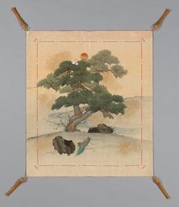 Fukusa Geschenkabdeckung, Japan, frühe Meiji-Periode 1868-1912