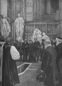 Beerdigung von William Ewart Gladstone in der Westminster Abbey, London, 1898