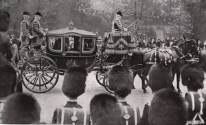 Trauerzug von König Edward VII., London, 20. Mai 1910 von Unbekannt