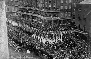 Trauerzug von König Edward VII., Windsor, Berkshire, 1910 von Unbekannt