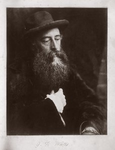G F Watts mit Hut