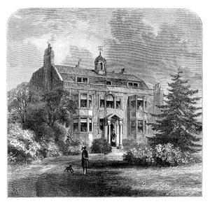 Gads Hill Place, die Residenz von Charles Dickens, Higham, Kent, späte 19. Jahrhundert
