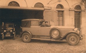Garage an der kubanischen Botschaft in Brüssel, Belgien, 1927