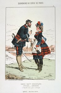Garde Nationale Sedentaire - Offizier Cantinierre, Belagerung von Paris, 1870-1871 von Unbekannt
