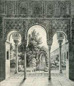Garten des Generalife, 19. Jahrhundert, 1907