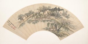 Wasserkastanien sammeln, 18. Jahrhundert oder später, falsches Datum 1706 von Unbekannt