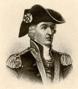 General Francis Marion, im Mantel mit hohem Kragen und Weste, um 1770, 1937 von Unbekannt