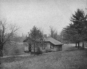 General Grants Blockhütte, Fairmount Park, Philadelphia, ca. 1897 von Unbekannt