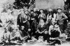 General Piet Joubert 1831-1900 und Stab, spätes 19. Jahrhundert 1935 von Unbekannt