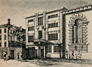 General Post Office, circa 1793 - Zeigt Gebäude neben Lloyds Coffee House, 1928 von Unbekannt