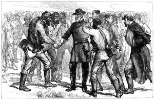 General Robert E. Lees Abschied von seinen Soldaten, 1865, um 1880 von Unbekannt