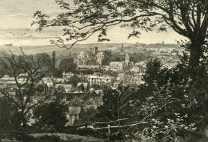 Gesamtansicht von Winchester, 1898 von Unbekannt