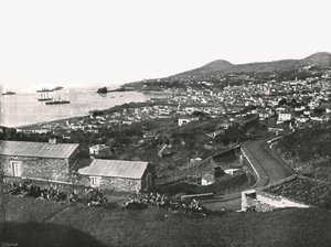 Gesamtansicht von Funchal, Madeira, Portugal von Unbekannt