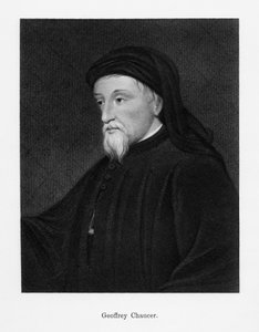 Geoffrey Chaucer, englischer Autor, Dichter, Philosoph, Bürokrat und Diplomat, 19. Jahrhundert