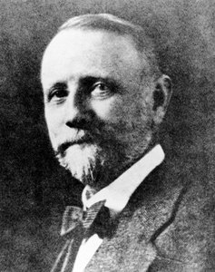 George C Blickensderfer, amerikanischer Designer der Blick-Schreibmaschine, ca. 1880er Jahre von Unbekannt