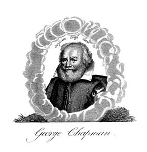 George Chapman, englischer Dramatiker, Übersetzer, Dichter und klassischer Gelehrter, 19. Jahrhundert von Unbekannt