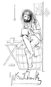 George Cruikshank 1792-1878, englischer Karikaturist und Buchillustrator, 19. Jahrhundert von Unbekannt