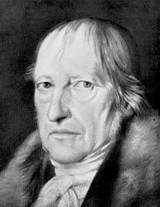 Georg Wilhelm Friedrich Hegel, deutscher Philosoph von Unbekannt