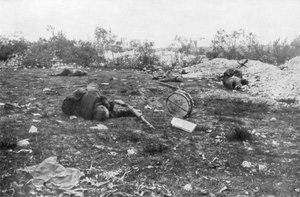 Deutsche Tote, Zweite Schlacht von Champagne, Frankreich, 25. September - 6. November 1915