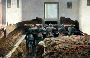 Deutsche Soldaten während des Ersten Weltkriegs, ca. 1916