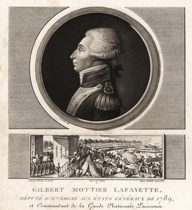 Gilbert Mottier Lafayette, Abgeordneter von Augergne zu den Generalständen