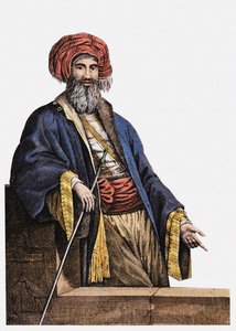 Giovanni Battista Belzoni 1778-1823 Frontispiz aus Viaggi in Egitto ed in Nubia, 1825 von Unbekannt