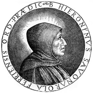 Girolamo Savonarola 1452-1498, italienischer Dominikanerpriester und Führer von Florenz, 1882 von Unbekannt