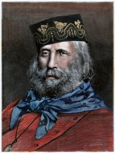 Giuseppe Garibaldi, italienischer Patriot, 1882