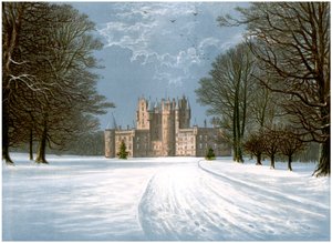 Glamis Castle, Angus, Schottland, Heimat des Earl of Strathmore, ca. 1880