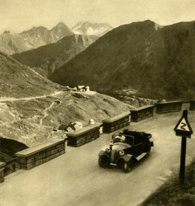 Glocknerhaus an der Großglockner-Hochalpenstraße, Österreich, um 1935