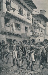Godoy wird von den spanischen Truppen in Gewahrsam genommen, 1896 von Unbekannt