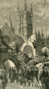 Zum Gottesdienst durch den Dunklen Eingang: Koloniale und indische Besucher in Canterbury von Unbekannt