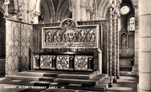 Goldener Altar, Buckfast Abbey, 20. Jahrhundert