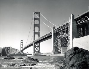 Golden Gate Bridge 1950, Kalifornien von Unbekannt