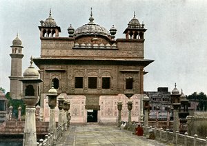 Goldener Tempel, Amritsar, Punjab, Indien, ca. 1890
